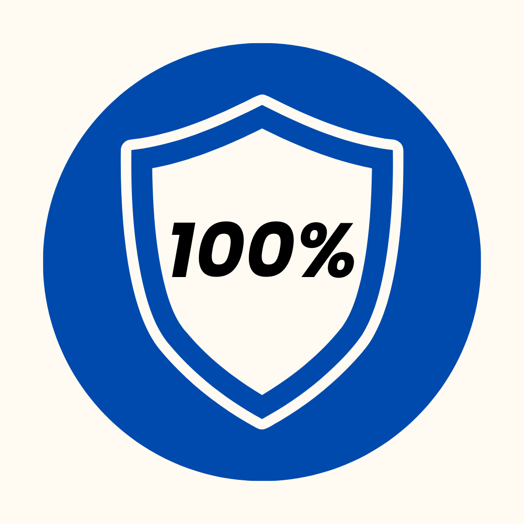 100% Satisfaction Guarantee Badge